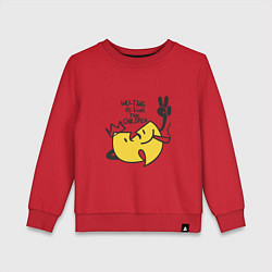 Свитшот хлопковый детский Wu-Tang Is For The Children, цвет: красный