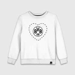 Детский свитшот Лого Borussia в сердечке
