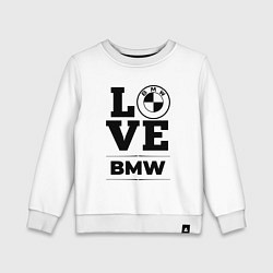 Детский свитшот BMW love classic