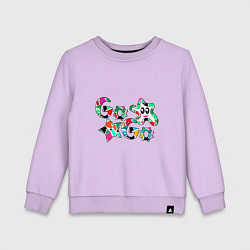 Детский свитшот Go-Go Аппликация разноцветные буквы