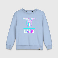 Детский свитшот Lazio FC в стиле glitch