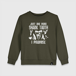 Детский свитшот Еще один акулий зуб - обещаю