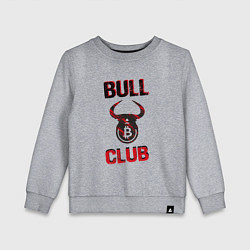 Детский свитшот Bull Bitcoin Club