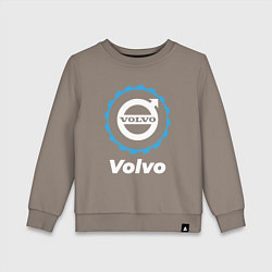 Свитшот хлопковый детский Volvo в стиле Top Gear, цвет: утренний латте