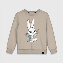 Свитшот хлопковый детский Angel Bunny - my little pony - cartoon, цвет: миндальный