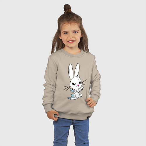 Детский свитшот Angel Bunny - my little pony - cartoon / Миндальный – фото 3