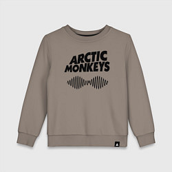 Свитшот хлопковый детский Arctic Monkeys, цвет: утренний латте