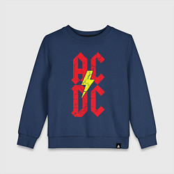 Детский свитшот AC DC logo