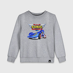 Детский свитшот Team Sonic racing - hedgehog