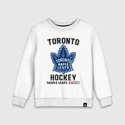 Свитшот хлопковый детский Торонто нхл, цвет: белый