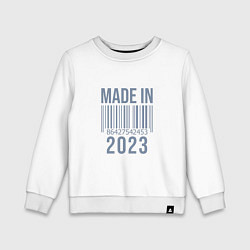 Детский свитшот Made in 2023