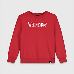 Детский свитшот Wednesday Logo