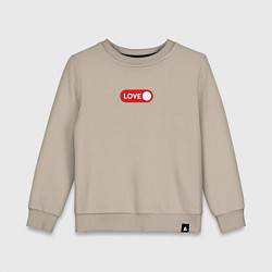 Детский свитшот Love on
