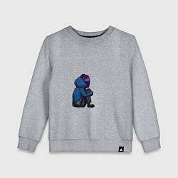 Детский свитшот Депрессия девушки