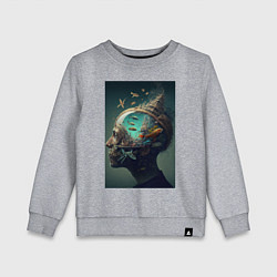 Детский свитшот Мысли о море