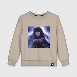 Свитшот хлопковый детский Raiden love, цвет: миндальный