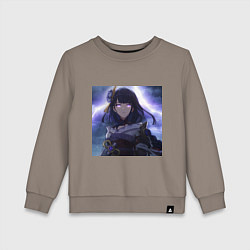 Свитшот хлопковый детский Raiden love, цвет: утренний латте