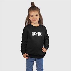 Свитшот хлопковый детский ACDC Thunderstruck, цвет: черный — фото 2