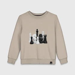 Детский свитшот Фигуры шахматиста