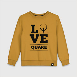Детский свитшот Quake love classic