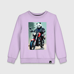 Детский свитшот Panda - cool biker