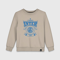 Свитшот хлопковый детский Forza Inter, цвет: миндальный