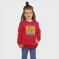 Свитшот хлопковый детский Run Denver Nuggets, цвет: красный — фото 2