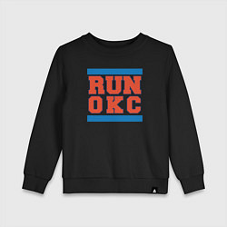 Детский свитшот Run Oklahoma City Thunder