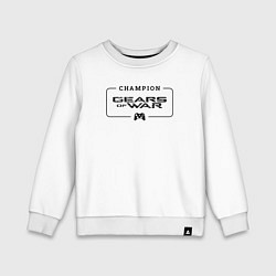 Детский свитшот Gears of War gaming champion: рамка с лого и джойс