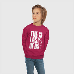 Свитшот хлопковый детский The last of us game, цвет: маджента — фото 2