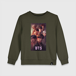 Детский свитшот BTS art style