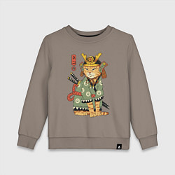 Детский свитшот Samurai battle cat