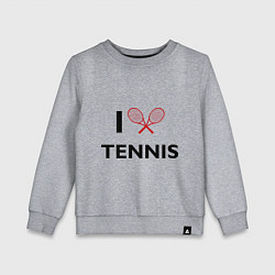 Детский свитшот I Love Tennis