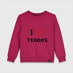 Детский свитшот I Love Tennis