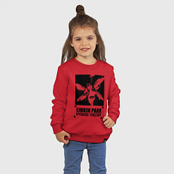 Свитшот хлопковый детский LP Hybrid Theory, цвет: красный — фото 2