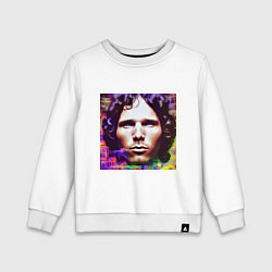 Детский свитшот Jim Morrison Glitch 25 Digital Art