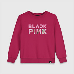 Детский свитшот Blackpink logo Jisoo Lisa Jennie Rose