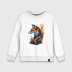 Детский свитшот Burning fox