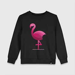 Детский свитшот Фламинго минималистичный