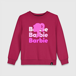 Детский свитшот Логотип Барби объемный