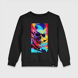 Детский свитшот Cool skull - pop art