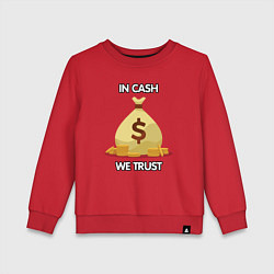 Детский свитшот In cash we trust