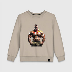 Детский свитшот Бодибилдер руки в боки