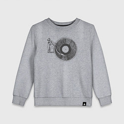 Свитшот хлопковый детский Vinyl style, цвет: меланж