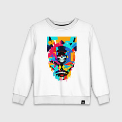 Детский свитшот Funny skull - pop art