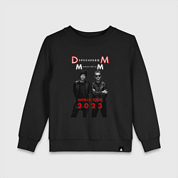 Свитшот хлопковый детский Depeche Mode 2023 Memento Mori - Dave & Martin 04, цвет: черный