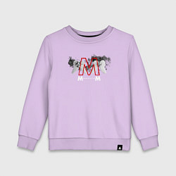 Свитшот хлопковый детский Depeche Mode - Memento Mori Angels, цвет: лаванда