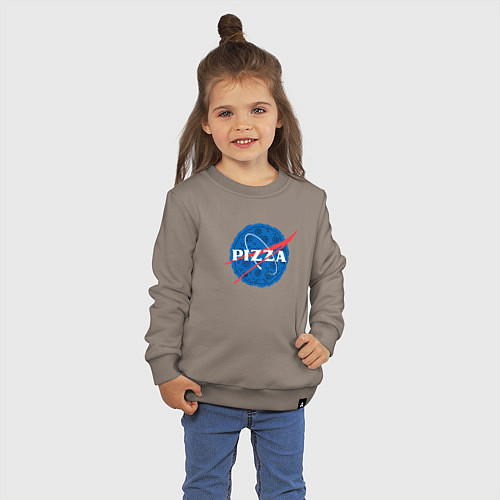 Детский свитшот Pizza x NASA / Утренний латте – фото 3