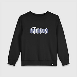 Свитшот хлопковый детский Depeche Mode - personal jesus logo, цвет: черный