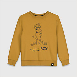 Детский свитшот Bart hellboy Lill Peep